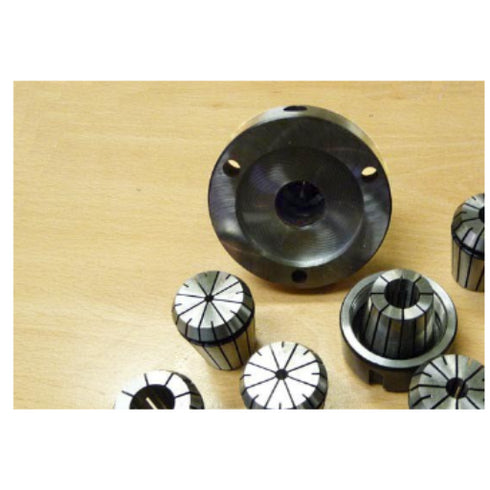 Collet chucks with flange